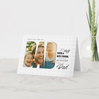 Personalised Father's Day Card with Custom Photos