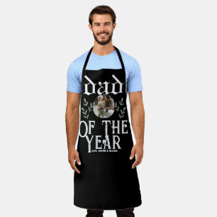 Personalised Fathers Day, dad of the year gift Apron