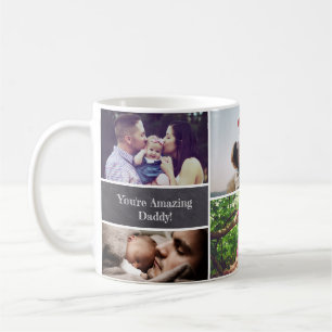 Personalised Father's day daddy Photo collage Coffee Mug