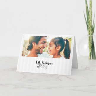 Personalised Father's Day Folded Greeting Card
