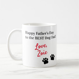 Personalised Father's Day From Dog Coffee Mug