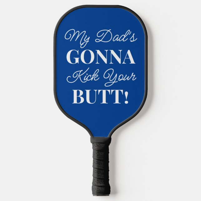 Personalised Father's Day Funny Pickleball Paddle (Front)