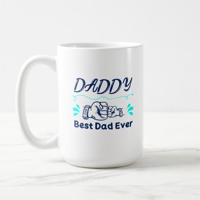  Personalised Father's Day Gift Daddy Coffee Mug (Left)