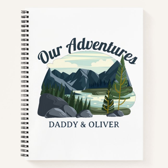 Personalised Father's Day Gift Notebook (Front)