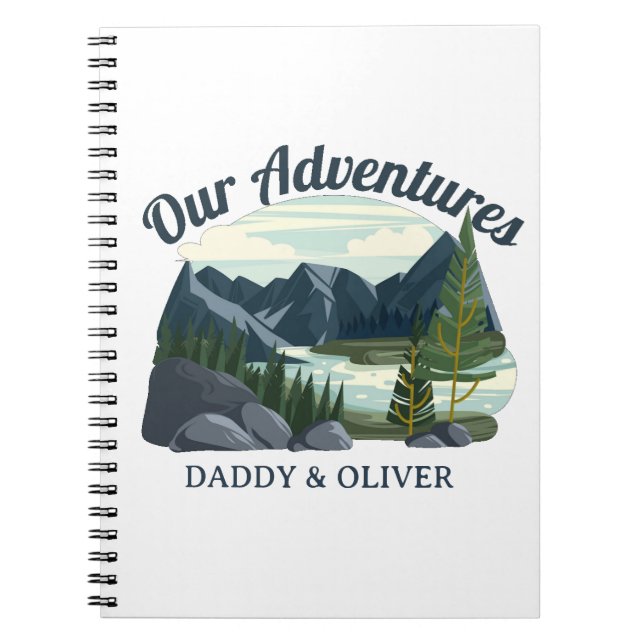 Personalised Father's Day Gift Notebook (Front)