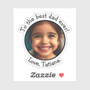 Personalised Father's Day Photo Name Keepsake
