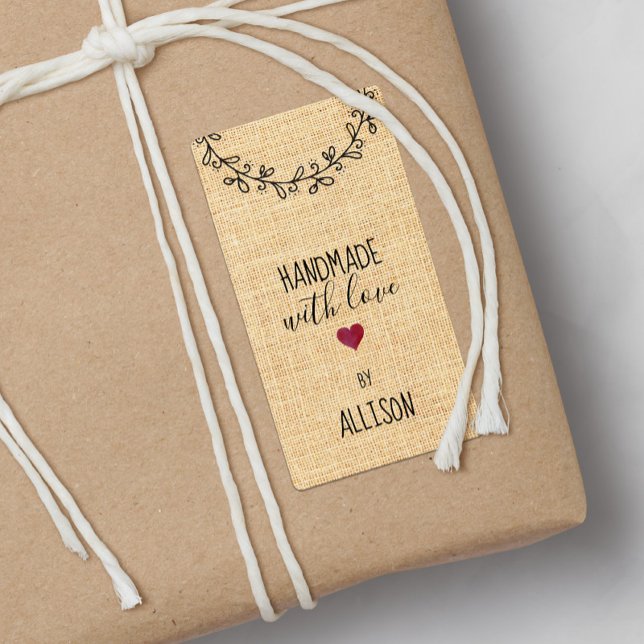 Personalised Faux Fabric Look Handmade Love Heart (Creator Uploaded)