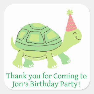 Personalised favour stickers kids party