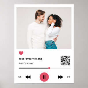 Personalised Favourite Song - Canvas Print