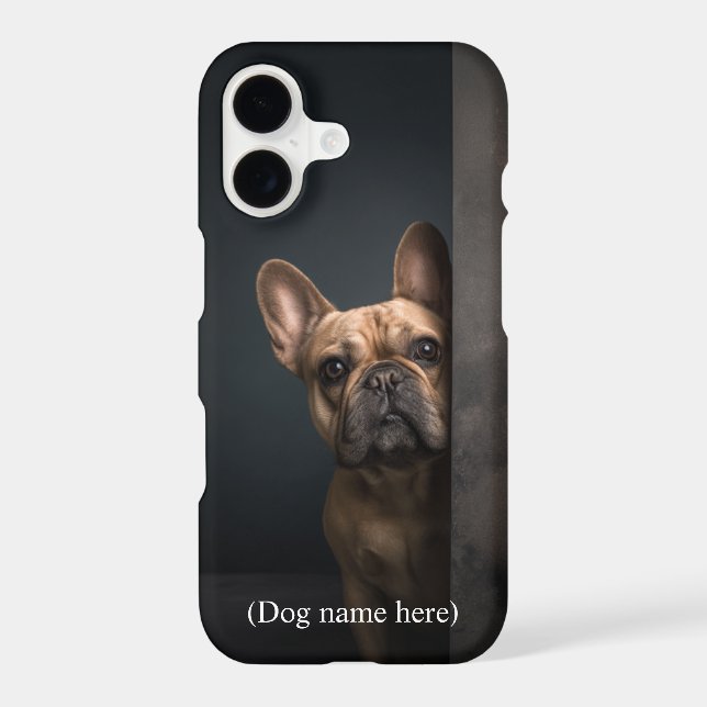 Personalised Fawn Frenchie Portrait (Back)