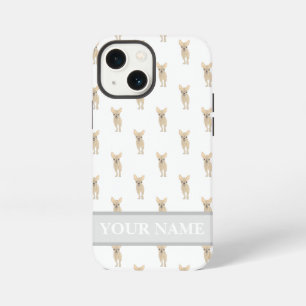 Personalised Fawn Tan Short Haired Chihuahua iPhone 13 Mini Case