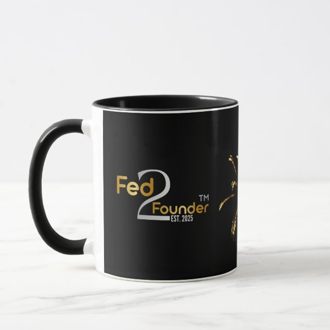 Personalised "Fed2Founder" Mug  (Left)