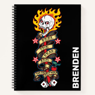 Personalised Feel the Fear Notebook