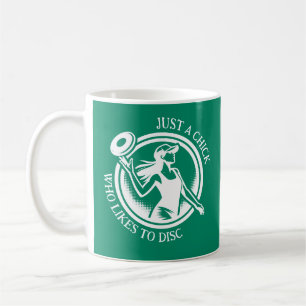 Personalised female Disc Golf  Coffee Mug