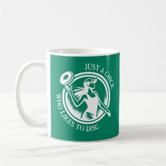 Personalised female Disc Golf Coffee Mug