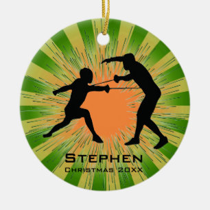 Personalised Fencing Ornament