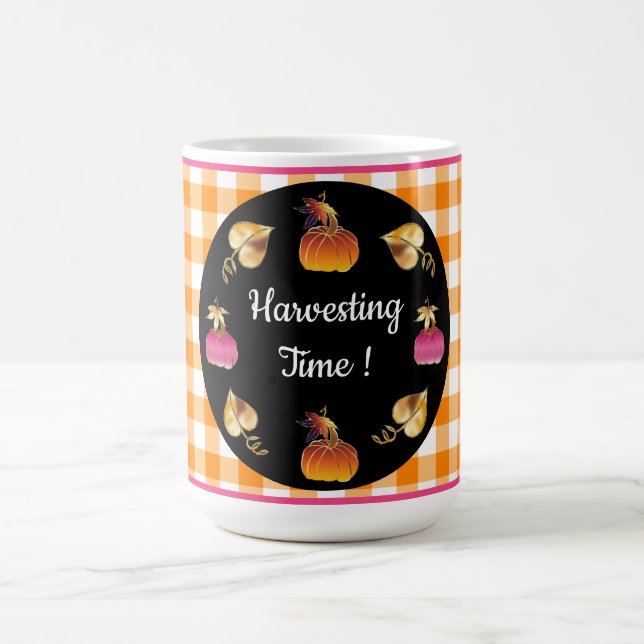 Personalised Festive Harvesting Time  Coffee Mug (Center)