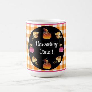 Personalised Festive Harvesting Time Coffee Mug