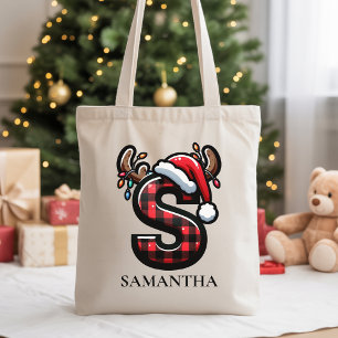 Personalised festive tote for besties or employees bag