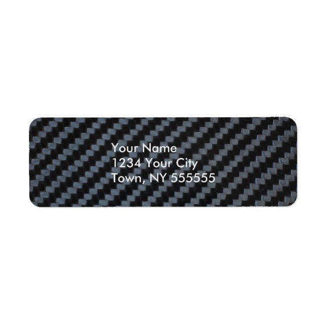 Personalised Fibre 2 Return Address Label (Front)