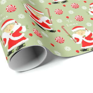 Personalised Field Hockey  Wrapping Paper