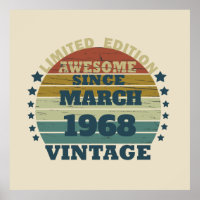 Personalised fifty five vintage 55th birthday