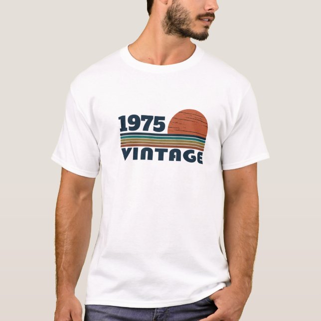 Personalised fifty vintage 50th birthday gifts T-Shirt (Front)