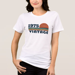 Personalised fifty vintage 50th birthday gifts Tri-Blend shirt