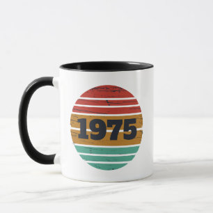 Personalised fifty vintage 50th birthday party mug
