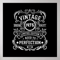 Personalised fifty vintage 50th birthday party
