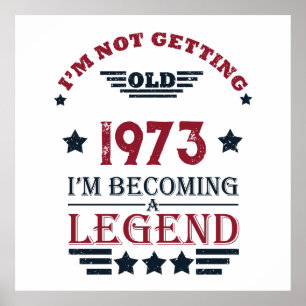 Personalised fifty vintage 50th birthday party poster