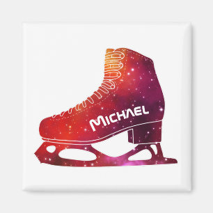 Personalised Figure Skating Space Boot Magnet