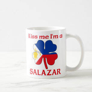 Personalised Filipino Kiss Me I'm Salazar Coffee Mug