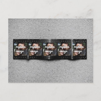 Personalised Filmstrip Photos Postcard