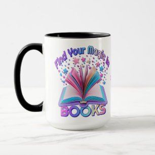 Personalised Find Magic In Books 2 Mug