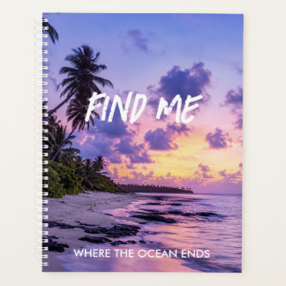Personalised FindMe Tropical Island Paradise Beach Planner