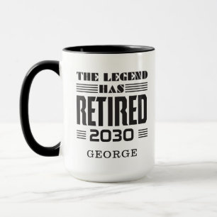 Personalised Fire Fighter Retirement Novelty Mug