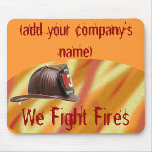 Personalised Fire Fighter's Mousepad