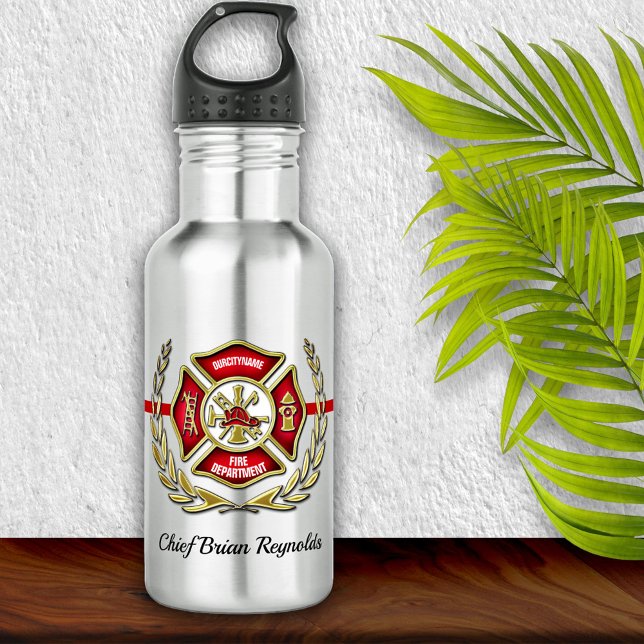 Personalised Firefighter 532 Ml Water Bottle (Creator Uploaded)