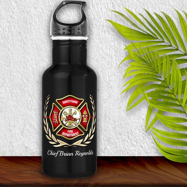 Personalised Firefighter 532 Ml Water Bottle (Creator Uploaded)