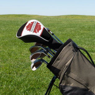 Personalised Firefighter Red Logo Symbol  Golf Head Cover