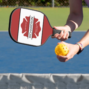 Personalised Firefighter Red Logo Symbol Pickleball Paddle