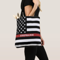 Personalised Firefighter Thin Red Line Fire Dept