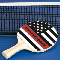 Personalised Firefighter Thin Red Line Flag Gift