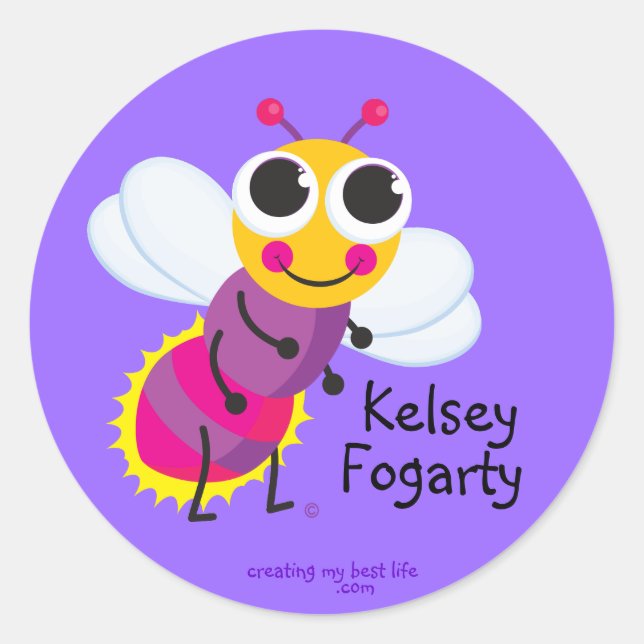 Personalised Firefly Sticker (Front)