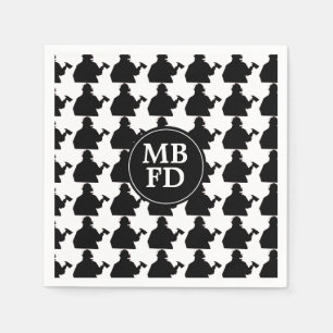 Personalised Firemen  Napkins