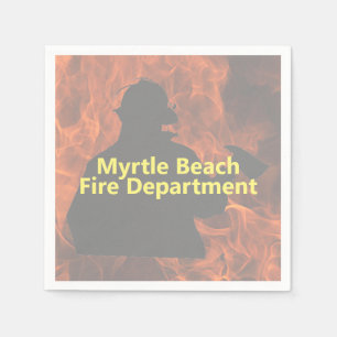 Personalised Firemen  Napkins
