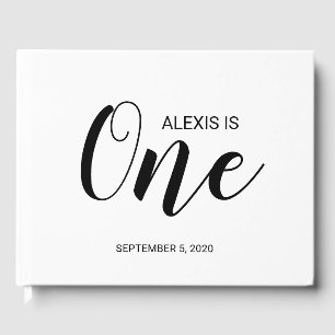 Personalised First Birthday Guestbook