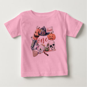 Personalised First Birthday Halloween   Bodysuit
