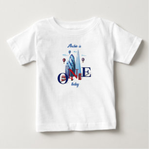 Personalised first birthday  London inspiredoutfit Baby T-Shirt